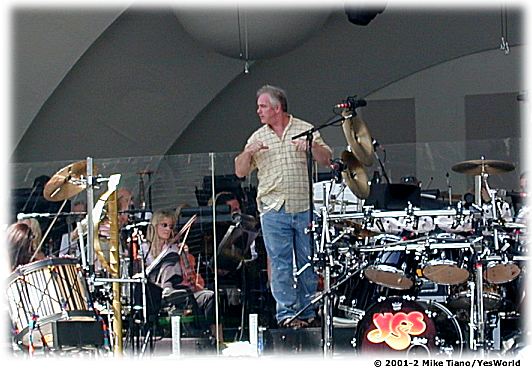 Larry at the Hollywood Bowl rehearsal