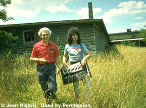 Patrick with Bob Moog.  Buffalo NY 1975