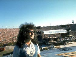 On stage with Yes at RFK Stadium, Washington, D.C. - 6/12/76