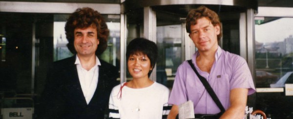 On tour with Bill in Tokyo, 1985