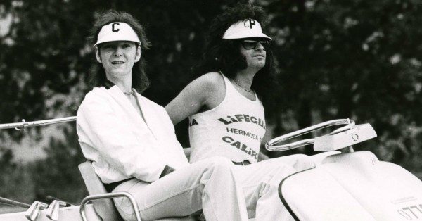 Golf-carting with Chris in California, July 19, 1976