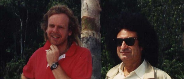With Rick Wakeman in Orlando, Florida, 1993