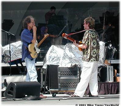 Steve and Jon at the Hollywood Bowl sound check